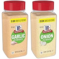 McCormick Garlic Powder, 8.75 oz AND McCormick Onion Powder, 7.62 OZ