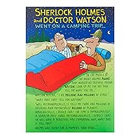 Funny Birthday Card - Birthday Card for Him - Featuring Sherlock Holmes and Dr Watson,green|red|blue