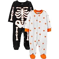 Baby 2-Pack Halloween Cotton Footed Sleep and Play