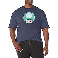 Nintendo Men's Big & Tall One Up Mushroom T-Shirt