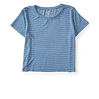 AEROPOSTALE Womens Marine Basic T-Shirt, Blue, Medium