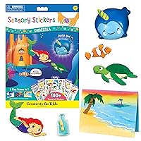 Creativity for Kids Sensory Stickers: Undersea - Sensory Play Activity for Toddlers, Quiet Book Activities for Preschool and Toddler