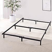 ZINUS Michelle Compack 9-Leg Support Bed Frame, for Box Spring and Mattress Set, Full, Black (AZ-SBF-07F)