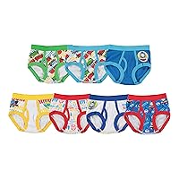 Thomas & Friends Boys Toddler 7-Pack 100% Combed Cotton Briefs with Thomas The Tank, Percy and More in Sizes 2/3t and 4t