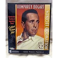 Humphrey Bogart Postage Stamp Jigsaw Puzzle by White Mountain