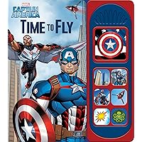 Marvel Captain America and The Falcon - Time to Fly 7-Button Sound Book - PI Kids Marvel Captain America and The Falcon - Time to Fly 7-Button Sound Book - PI Kids Board book