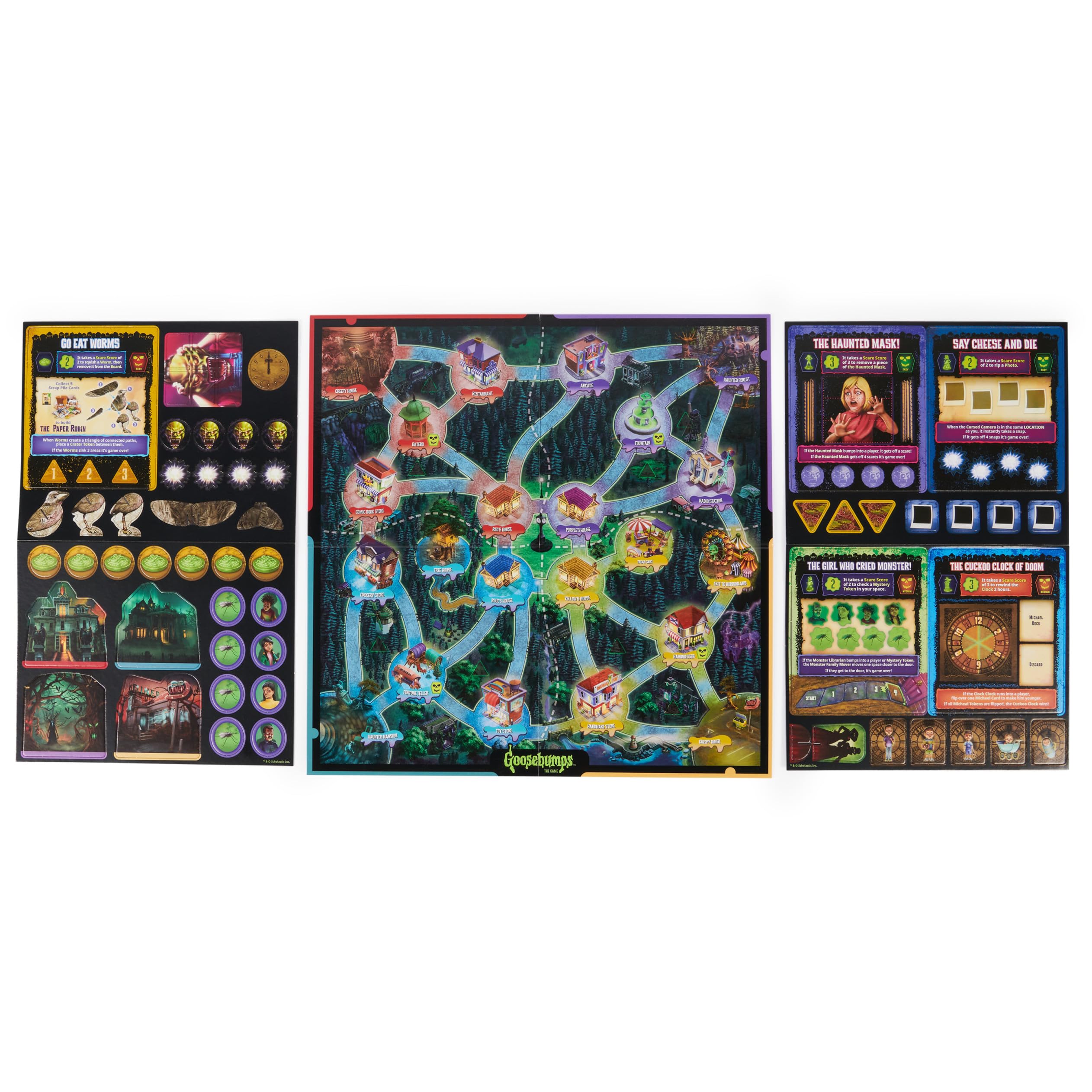 Goosebumps The Game, The Spooky Childrens Books Series Now a Scary Fun Monster Board Game for Ages 8 & Up