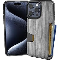 iPhone 15 Pro Max Wallet Case - Wallet Slayer Vol. 1 [Slim + Protective] Credit Card Holder - Drop Tested Hidden Card Slot Cover Compatible with Apple iPhone 15 Pro Max - Graspin' Aspen
