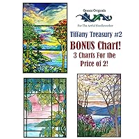 Art Nouveau Tiffany Deluxe Treasury # 2-3 Counted Cross Stitch Patterns Charts
