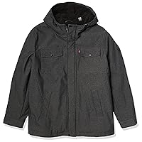 Levi's Men's Soft Shell Two Pocket Sherpa Lined Hooded Trucker Jacket