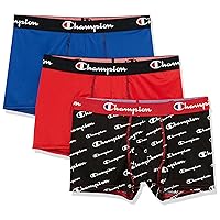 Champion Men's Trunk Pack, Lightweight Stretch Mesh Underwear, 3-Pack