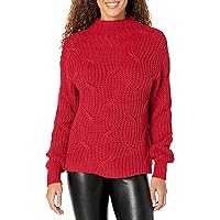 Tribal Women's Mock Neck Boucle Sweater