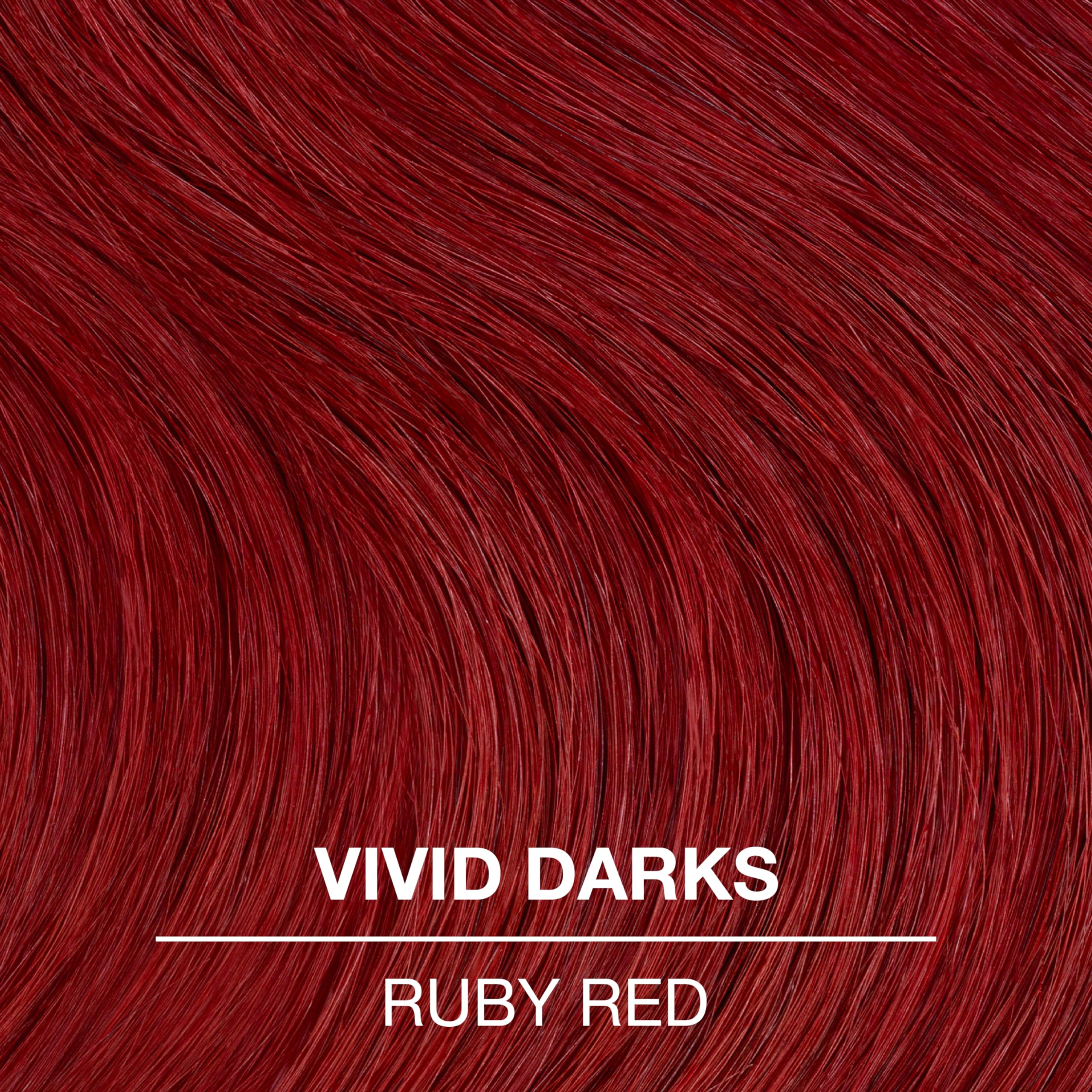 WELLA colorcharm VIVID DARKS Permanent Cream Color, Vibrant Color for Dark Hair, Nourishing Vegan Formula, No Bleach Needed, Ruby Red