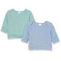 Hanes unisex-baby Flexy Soft 4-way Stretch Fleece Sweatshirt, Babies and Toddlers