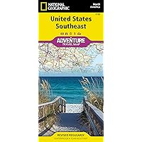 United States, Southeast Map (National Geographic Adventure Map, 3126)