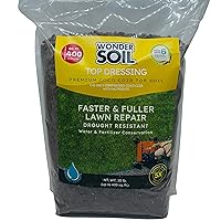Premium Nutrient Rich Lawn Top Dressing Turf Expanding Coco Coir Mix – 10 LB Covers up to 400 sq. ft. – Grow Thicker Greener Grass in Drought Heat Conditions – Save Water, Seed, & Fertilizer