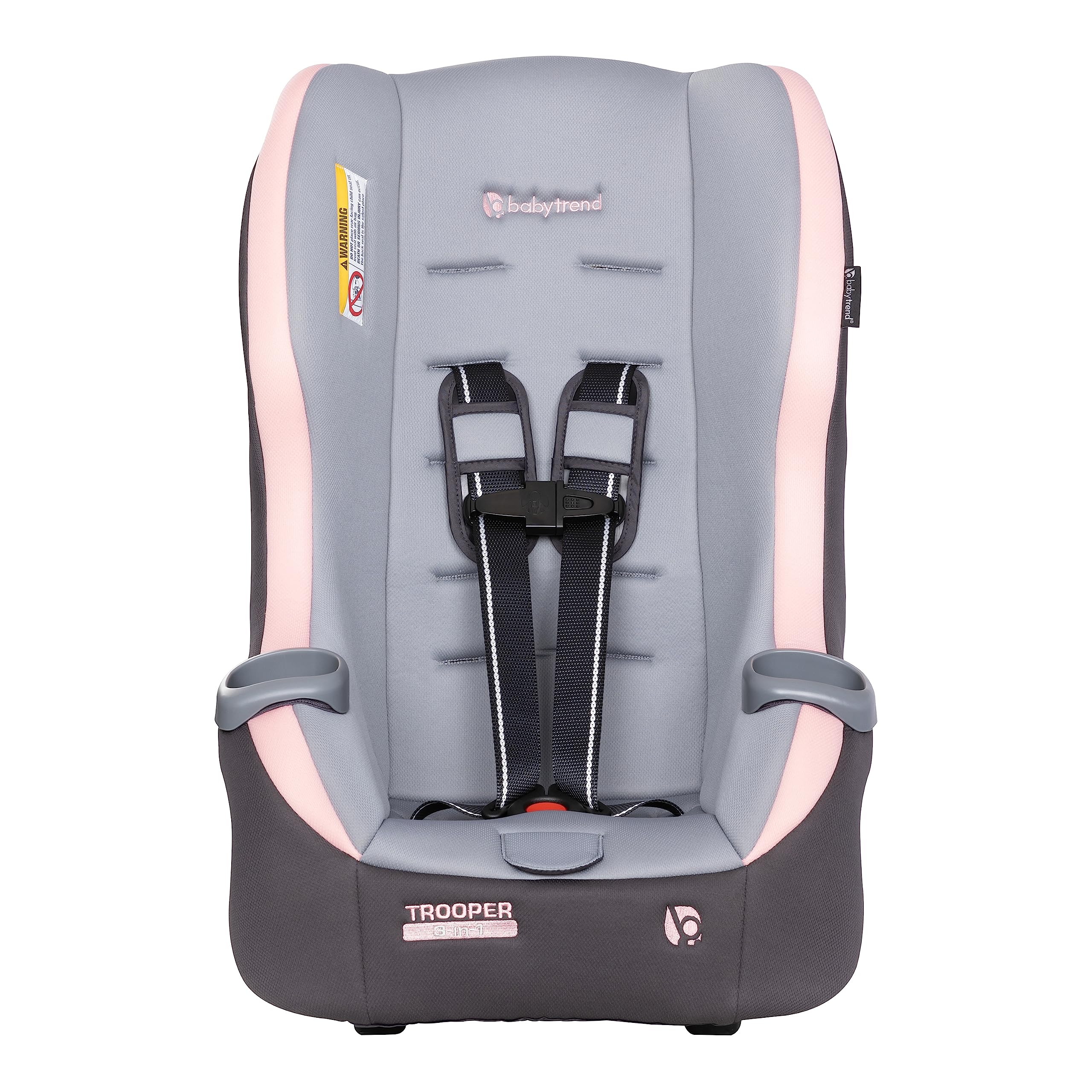 Baby Trend Trooper 3-in-1 Convertible Car Seat, Quartz Pink