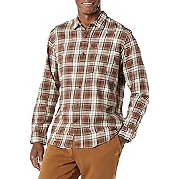 Amazon Essentials Men's Slim-Fit Long-Sleeve Plaid Flannel Shirt (Limited Edition Colors)