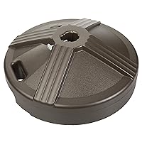 US Weight Durable Fillable Umbrella Base Designed to be Used with a Patio Table