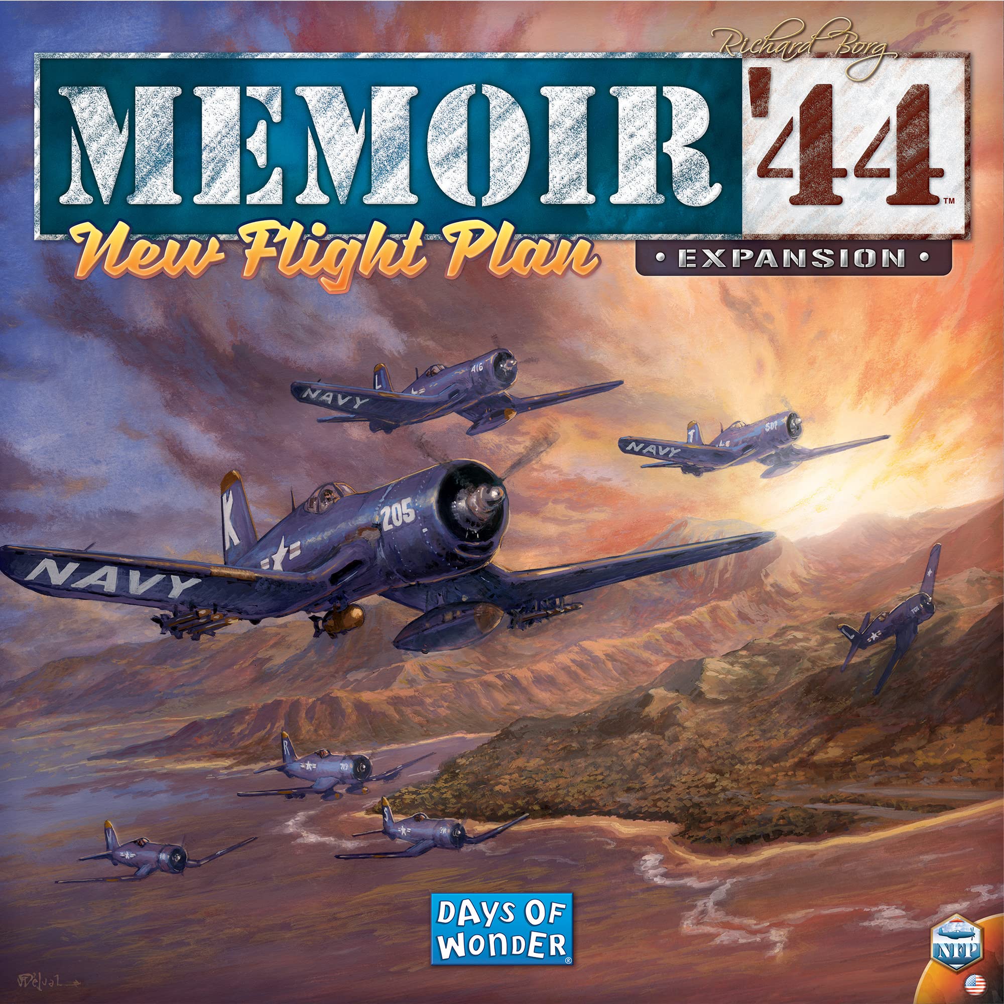 Memoir '44 New Flight Plan Board Game Expansion | Historical Miniatures Battle Game | Strategy Game for Adults & Kids | Ages 8+ | 2 Players | Avg. Playtime 30-60 Mins | Made by Days of Wonder