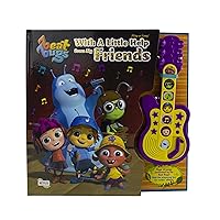 Beat Bugs - With a Little Help From My Friends Board Book Sound Guitar Toy - Play-a-Sound - PI Kids