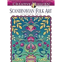 Creative Haven Scandinavian Folk Art Coloring Book (Adult Coloring Books: World & Travel)
