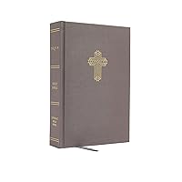 NRSV, Catholic Bible, Journal Edition, Cloth over Board, Gray, Comfort Print: Holy Bible