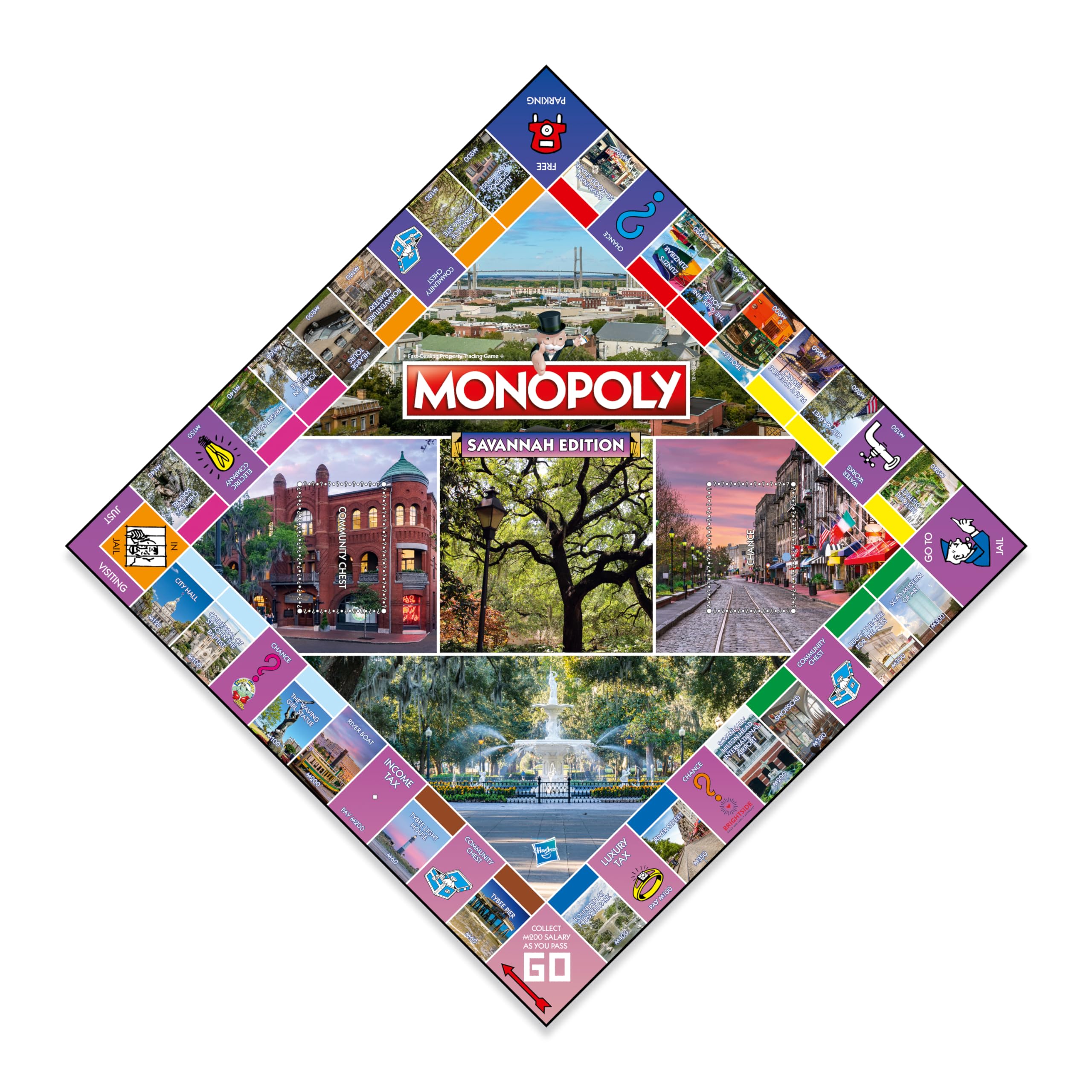 Savannah Monopoly Family Board Game, for 2 to 6 Players, Adults and Kids Ages 8 and up, Buy, Sell and Trade Your Way to Success