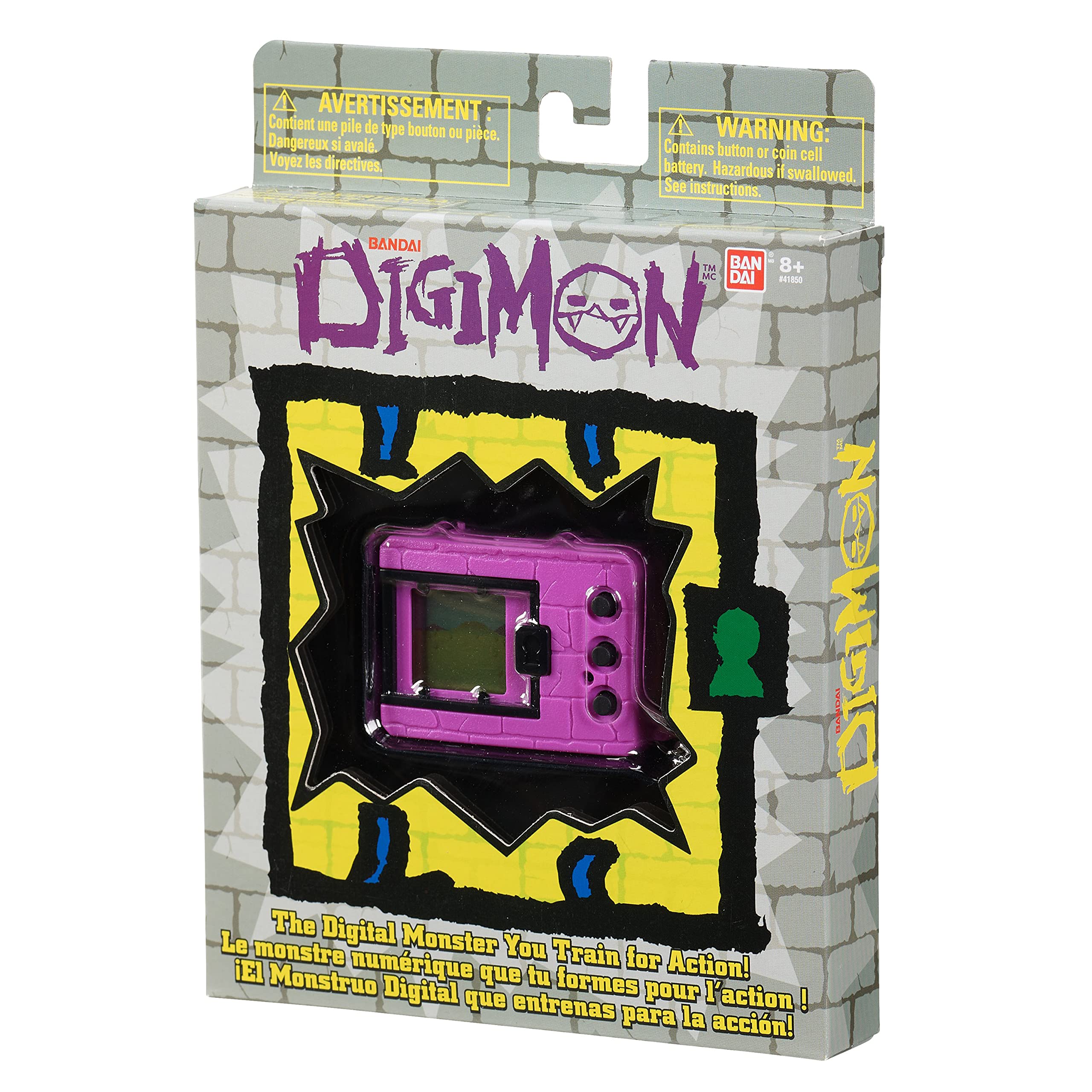 Digimon Bandai Original Digivice Virtual Pet Monster - Purple