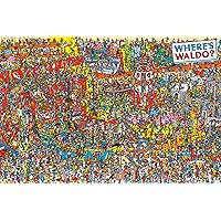 Buyartforless POSTER Where's Waldo? Visual Challange 36x24 Art Print Poster, Multicolor (AQ 241425)y, Living Room