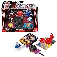 Bakugan Battle 5-Pack, Special Attack Dragonoid, Ventri, Bruiser, Octogan, Trox; Customizable, Spinning Action Figures, Kids Toys for Boys and Girls 6 and up