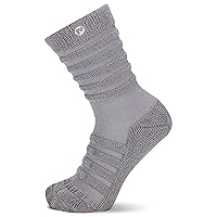 Merrell Men's and Women's After Sport Reverse Terry Crew Socks-1 Pair Pack-Soft & Cushioned Comfort