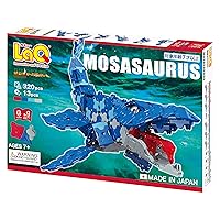 Dinosaur World Mosasaurus | 333 Pieces | 6 Models | Age 7+ | Creative, Educational Construction Toy Block | Made in Japan