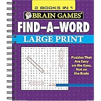 Brain Games - 2 Books in 1 - Find-A-Word (Large Print) Brain Games - 2 Books in 1 - Find-A-Word (Large Print) Spiral-bound
