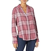 PAIGE Women's Davlyn Button Up Long Sleeve Relaxed Shirt