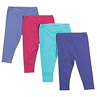 Hanes unisex-child Hanes Baby Leggings, Ultimate Flexy Knit Pants Boys & Girls, 3-pack