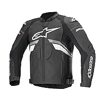 Alpinestars GP Plus R v3 Airflow Leather Jacket (50) (BLACK/GREY/WHITE)