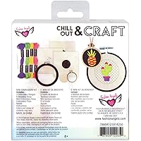 Fashion Angels Chill Out & Craft - Mini Embroidery Kit, Assorted