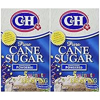 Pure Cane Sugar CONFECTIONERS POWDERED 16oz (2 Pack)