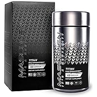 Titan | Testosterone Support for Men & Supplement to Boost Stamina | Plant-Based Supplement with Ashwagandha & Folic Acid | 60 Capsules One Month Supply