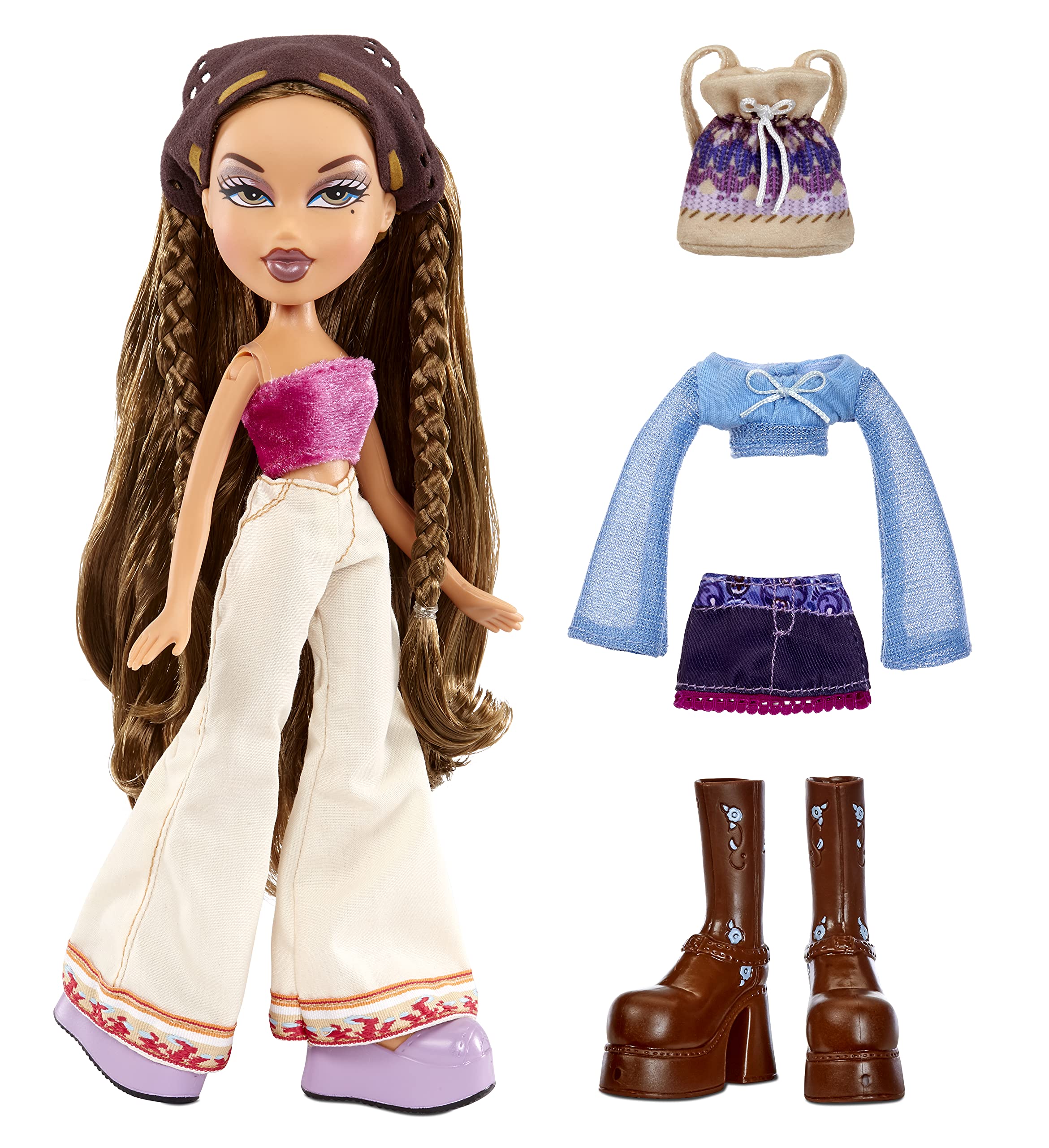 Bratz 20 Yearz Special Anniversary Edition Original Fashion Doll Yasmin with Accessories and Holographic Poster | Collectible Doll | For Collector Adults and Kids of All Ages