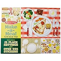 Melissa & Doug Sticker Pad - Make-a-Meal, 225+ Food Stickers