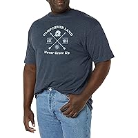Disney Big & Tall Tinkerbell Never Land Counselor Men's Tops Short Sleeve Tee Shirt