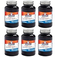 Elmers No-Wrinkle Rubber Cement with Brush (904) - Pack of 6