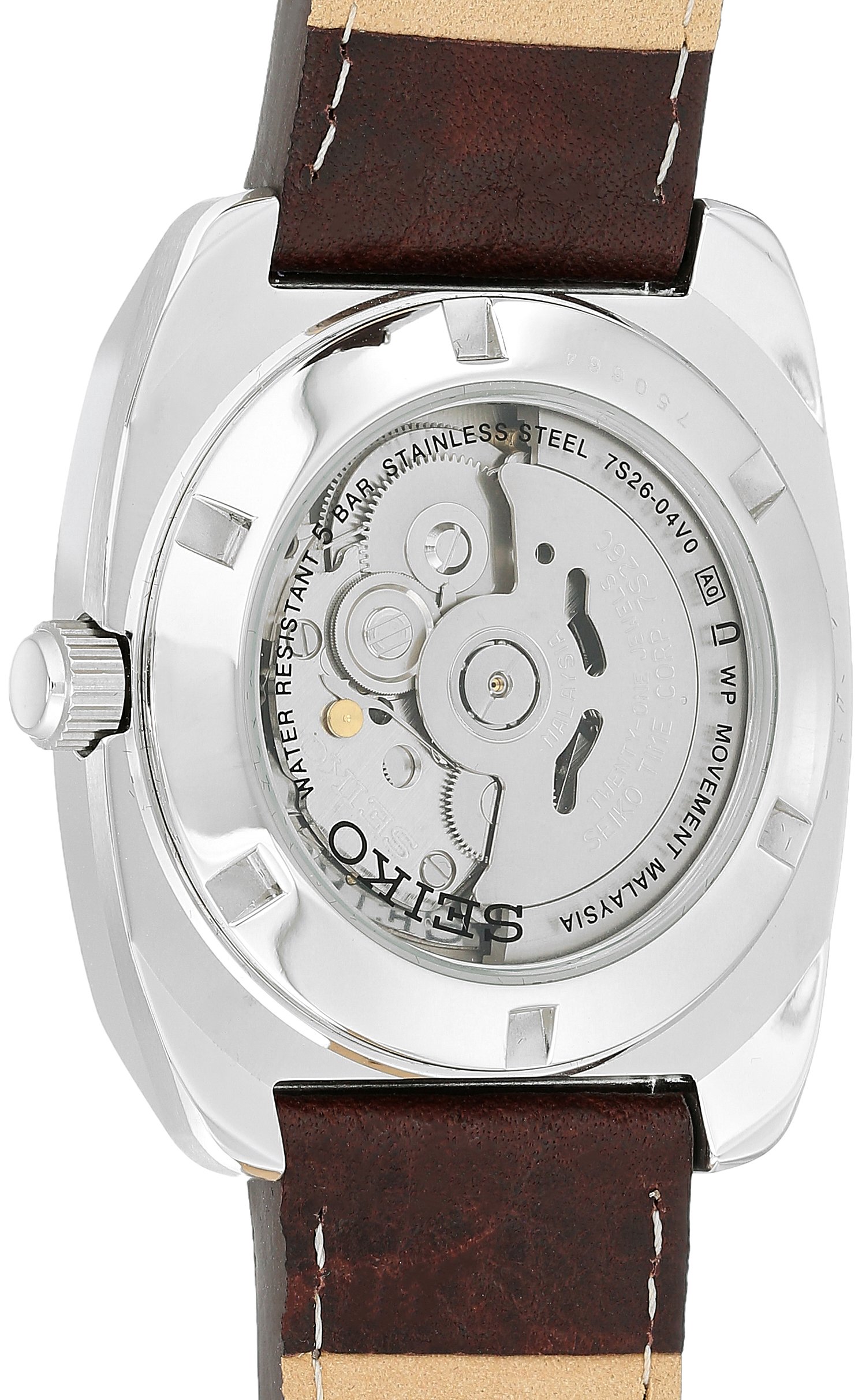 Mua Seiko Men's Recraft Series Automatic Leather Casual Watch (Model:  SNKP27) trên Amazon Mỹ chính hãng 2023 | Giaonhan247