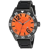 Oceanaut Men's 'Aqua One' Quartz Stainless Steel and Silicone Watch, Color:Black (Model: OC2712)