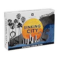 Talking Tables : Sinking City New Board Game A Fun and Fast paced Strategy Adventure to be Played with Friends and Family, Adults, Ideal which can be replayed! Ages 13+