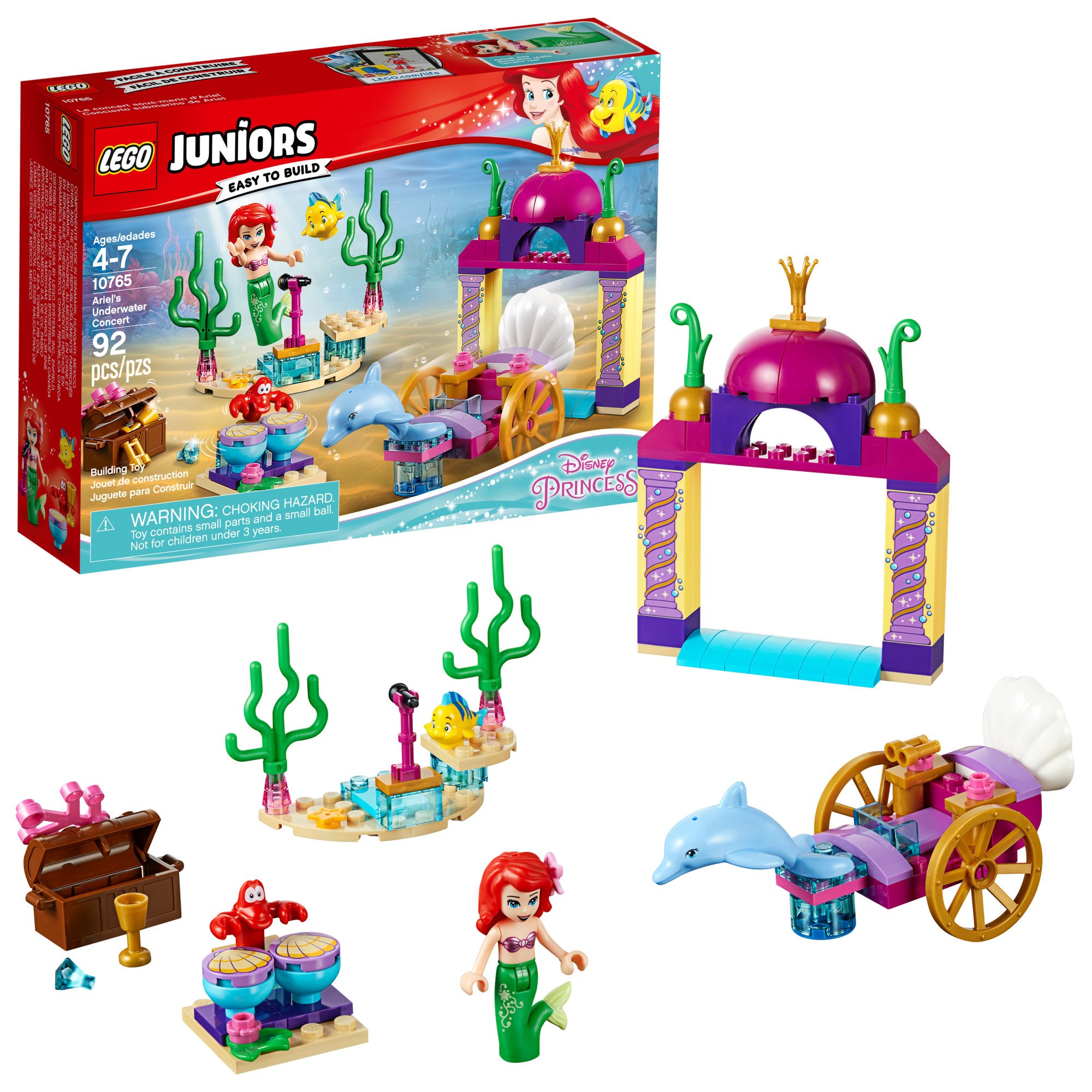 LEGO Juniors Ariel’s Underwater Concert 10765 Building Kit (92 Piece)