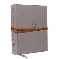 NKJV, Journal the Word Bible, Cloth over Board, Gray, Red Letter, Comfort Print: Reflect, Journal, or Create Art Next to Your Favorite Verses NKJV, Journal the Word Bible, Cloth over Board, Gray, Red Letter, Comfort Print: Reflect, Journal, or Create Art Next to Your Favorite Verses Hardcover
