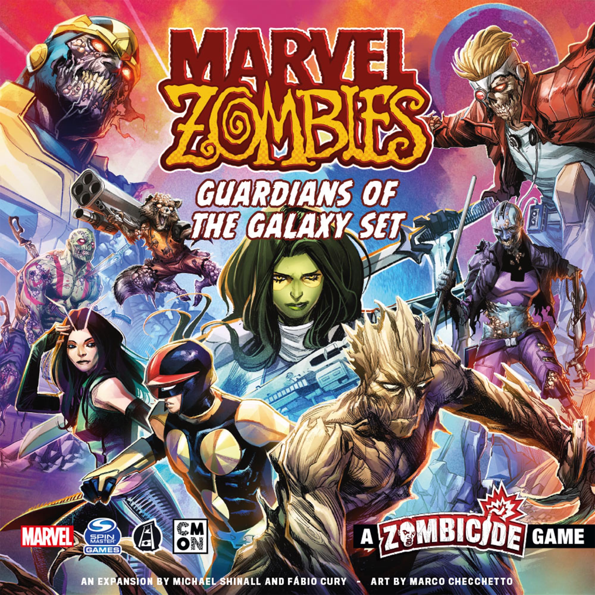 Marvel Zombies Guardians of The Galaxy Expansion - Strategy Board Game, Cooperative Game for Kids and Adults, Zombie Board Game, Ages 14+, 1-6 Players, 90 Minute Playtime, Made by CMON
